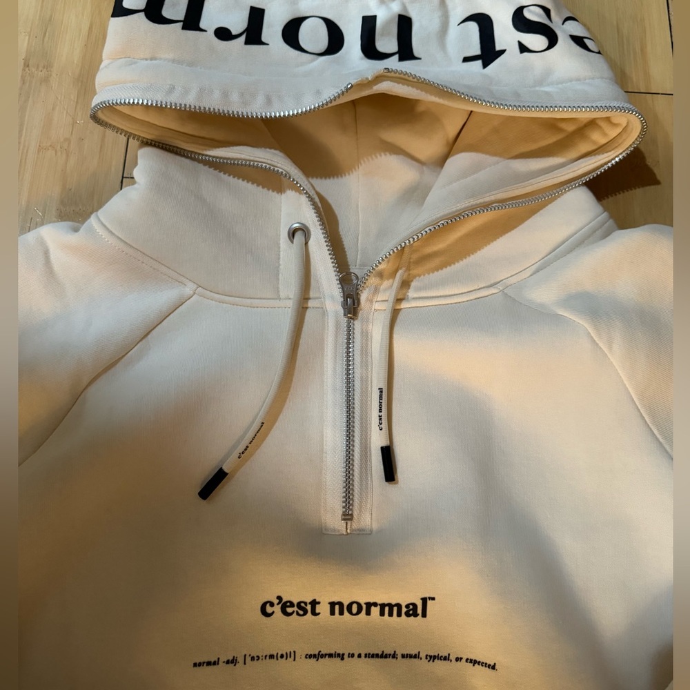 C’est Normal hoodie - Picture 2 of 5